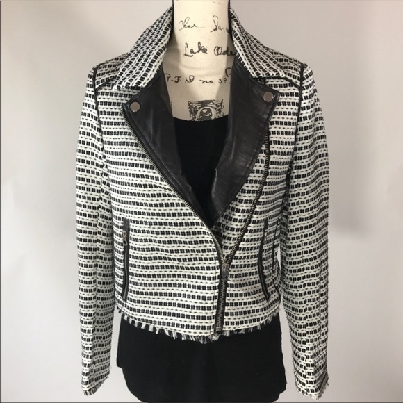 Dolce vita white and black pattern jacket - Picture 1 of 2